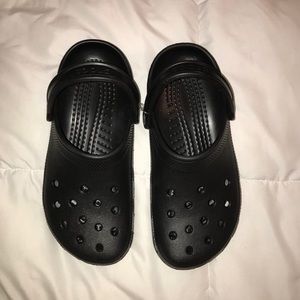 Black crocs